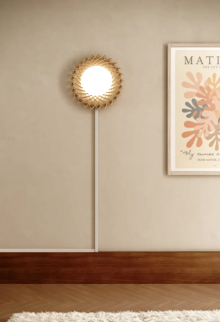 Plafón Pilke Signature Ø45 cm, Blanco