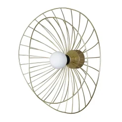 Plafón Ray, latón cepillado