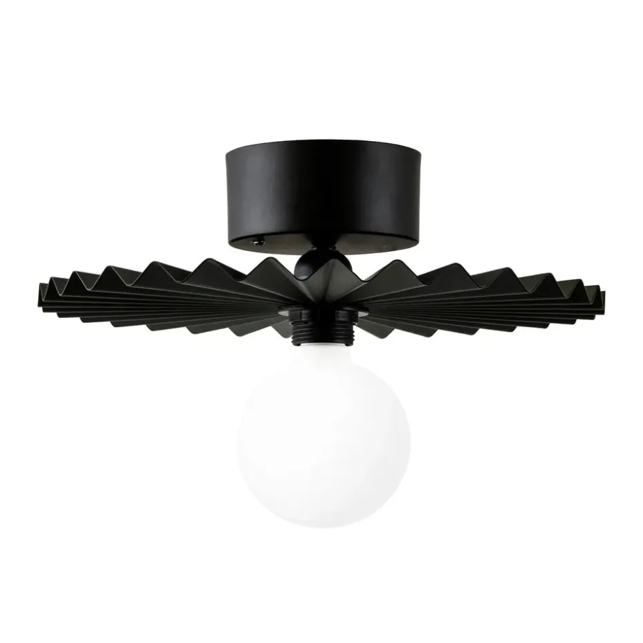 Plafón/Lámpara de pared Omega 35 cm, negro