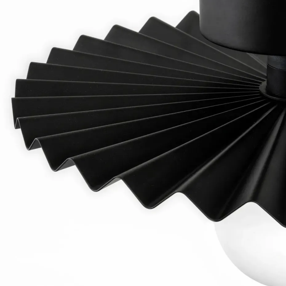 Plafón/Lámpara de pared Omega 35 cm, negro