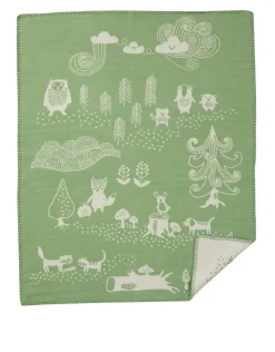 Plaid infantil Little Bear, verde