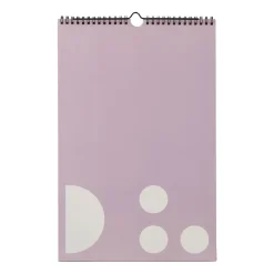Planificador mensual Design Letters, Lavender