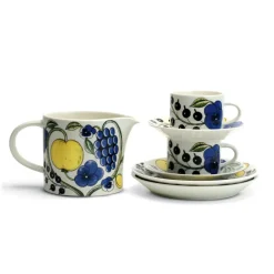 Plato Ø14 cm para taza de café 18 cl Paratiisi, azul