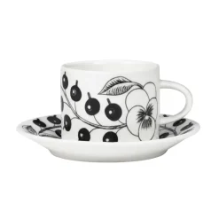 Plato Ø14 cm para taza de café 18 cl Paratiisi, negro