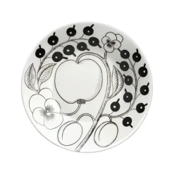 Plato Ø16,5 cm para taza de té 28 cl Paratiisi, negro