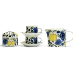 Plato Ø16,5 cm para taza de té 28 cl Paratiisi, azul