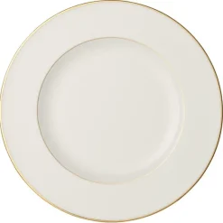 Plato Anmut Gold Ø 27 cm, blanco