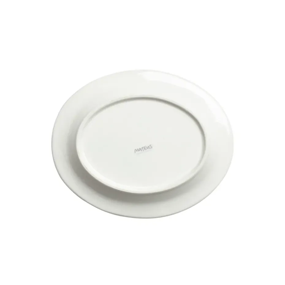 Plato Bubbles ovalado 20 cm, ciruela