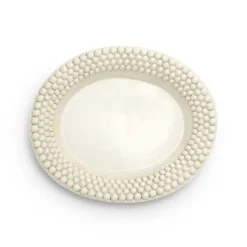 Plato Bubbles ovalado 35 cm, arena