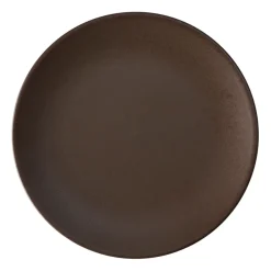 Plato Ceramic Workshop Ø26 cm, Chestnut-matte brown
