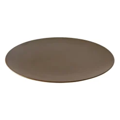 Plato Ceramic Workshop Ø26 cm, Chestnut-matte brown
