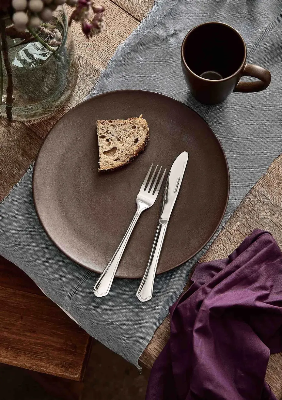 Plato Ceramic Workshop Ø26 cm, Chestnut-matte brown