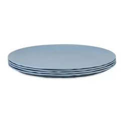 Plato Club Ø26 cm, 4-pack termoplástico biocircular, Nature flower blue