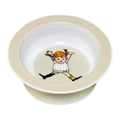Plato con ventosa Pippi Cirkus Ø15,5 cm, Beige