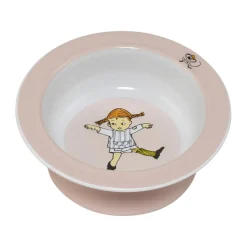 Plato con ventosa Pippi Cirkus Ø15,5 cm, Rosa
