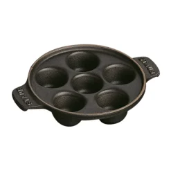 Plato de caracoles Staub de hierro fundido Ø14 cm, Negro