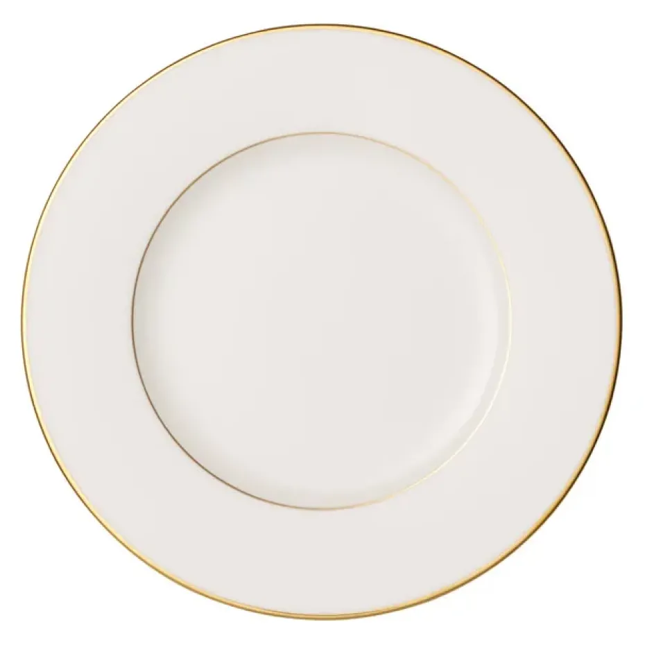 Plato de ensalada Anmut Gold, blanco