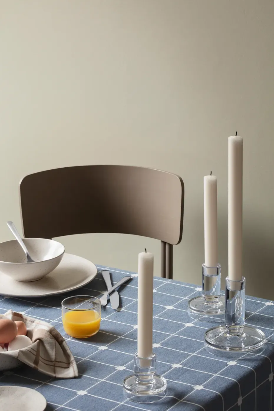 Plato de mesa Nordic Vanilla Ø26 cm, Cream with grains