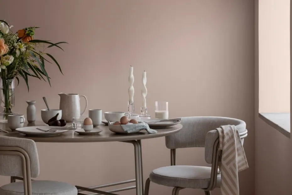 Plato de mesa Nordic Vanilla Ø26 cm, Cream with grains