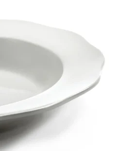 Plato de pasta Silhouette Ø22 cm set de 4, White