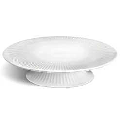 Plato de tarta con pie Hammershøi Ø30 cm, blanco