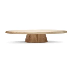 Plato de tarta Dune 04 low 20x34 cm, Ash