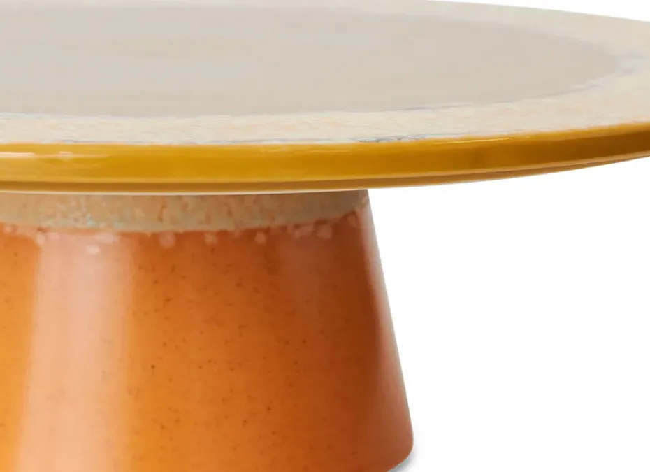 Plato de tarta 70's plateau, Papaya