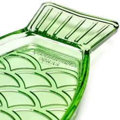 Plato Fish & Fish 10x23 cm, Green