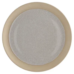 Plato Fossil Ø26 cm, Gris