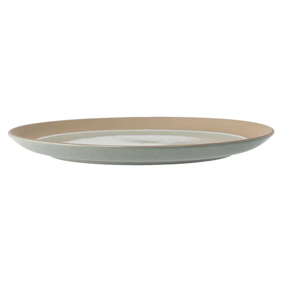 Plato Fossil Ø26 cm, Verde