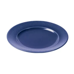 Plato Groovy Ø 21 cm, Azul