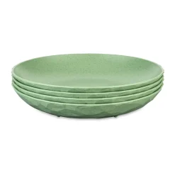 Plato hondo Club Ø22 cm, 4-pack termoplástico biocircular, Nature leaf green