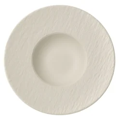 Plato hondo Manufacture Rock Ø28 cm, Blanc