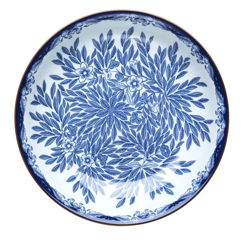 Plato hondo Ostindia Floris Ø22 cm, Azul
