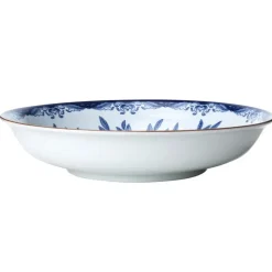 Plato hondo Ostindia Floris Ø22 cm, Azul