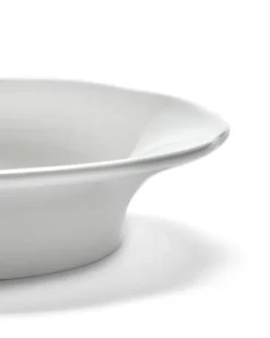 Plato hondo plato de acompañamiento Silhouette M Ø15 cm set de 4, White