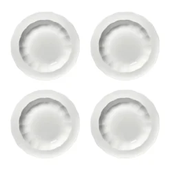 Plato hondo Silhouette M Ø23,7 cm set de 4, White