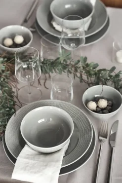 Plato hondo Swedish Grace Ø25 cm, Niebla (gris)