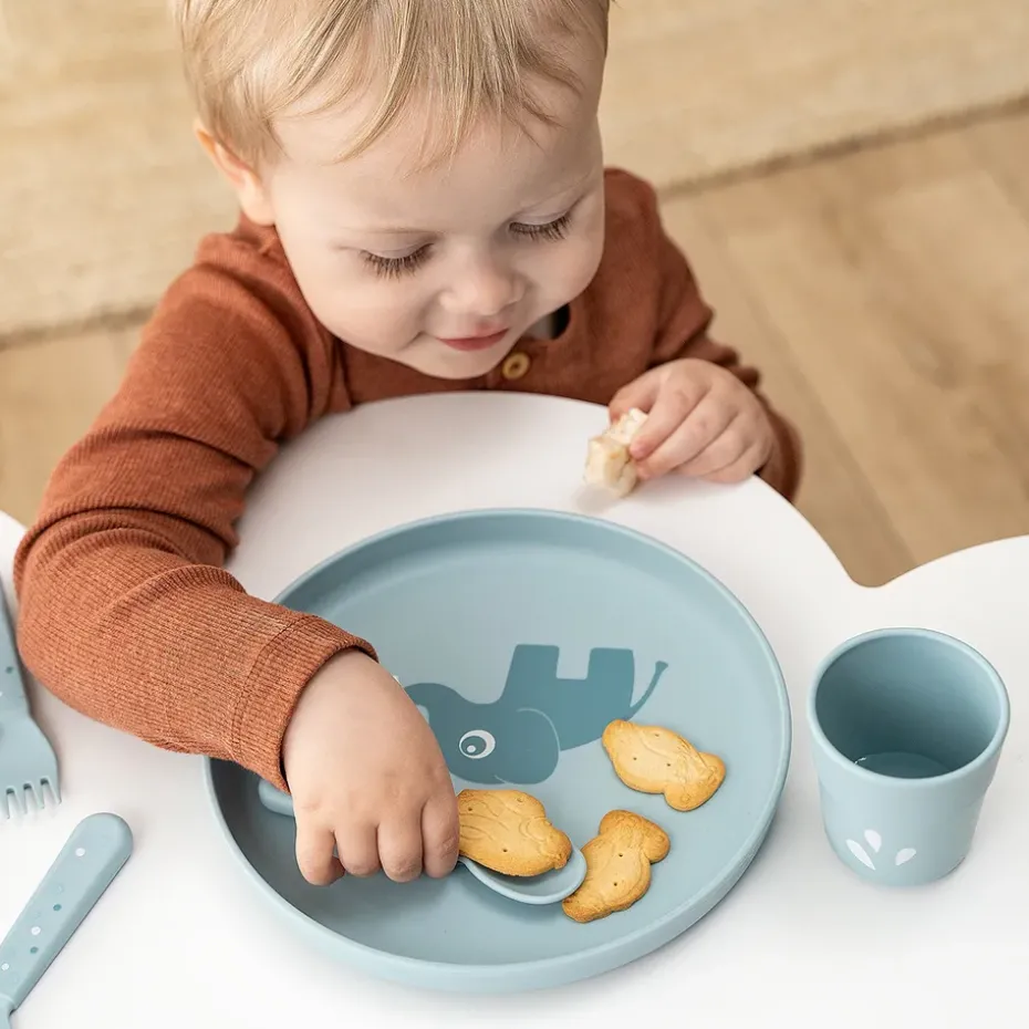 Plato infantil Elphee foodie Ø20 cm, Blue