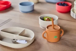 Plato infantil Enkei suction, Beige