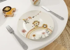 Plato infantil Ruge like a Lion Ø21,5 cm, Multi