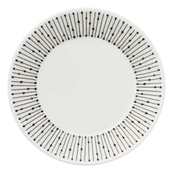 Plato Mainio Sarastus Ø11,5 cm, negro-blanco