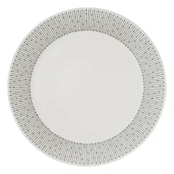 Plato Mainio Sarastus Ø25 cm, negro-blanco
