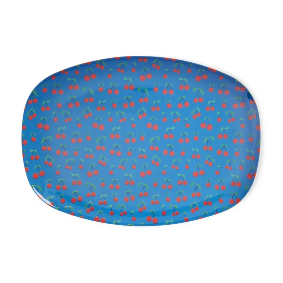 Plato melamina Rice 22x30 cm, Cereza