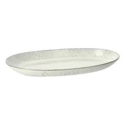 Plato ovalado Nordic Sand, 30x17 cm