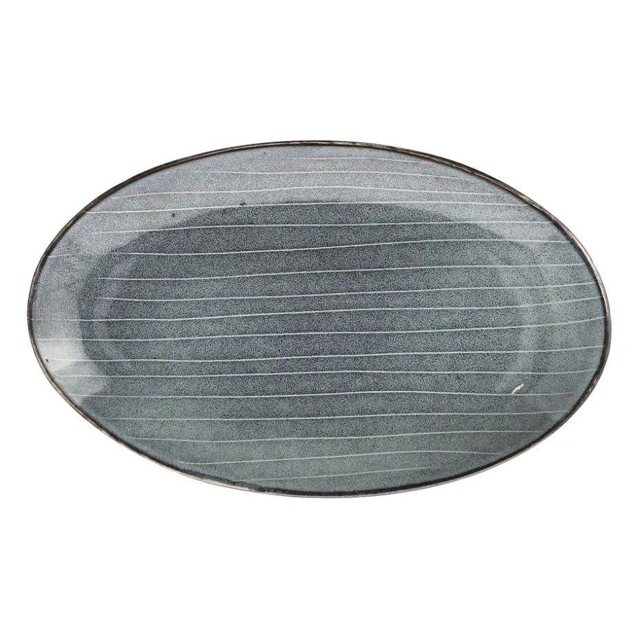 Plato ovalado Nordic Sea, 13,6x22 cm