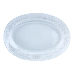 Plato ovalado Swedish Grace, 32 cm, hielo (azul claro)
