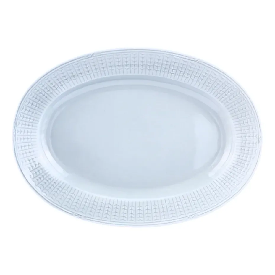 Plato ovalado Swedish Grace, 32 cm, hielo (azul claro)