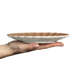 Plato Oyster 20 cm, Canela