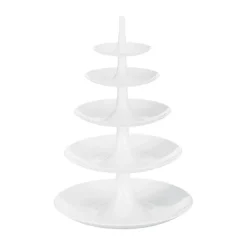 Plato para tarta de 5 pisos Babell big, Cotton white